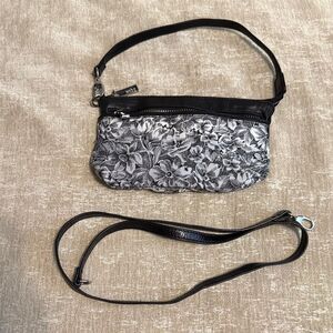 Floral Black and White Women's Bag